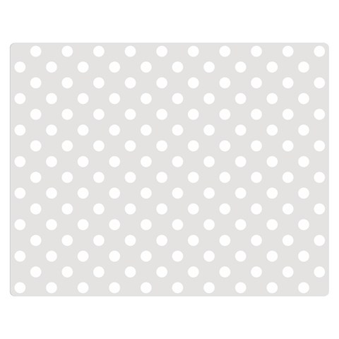 Polka Dots 60 x50  Blanket Front