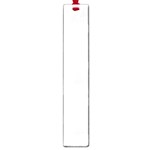 Polka Dots - White on Platinum Gray Large Book Mark