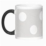 Polka Dots - White on Platinum Gray Morph Mug