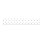 Polka Dots - Platinum Gray on White Flano Scarf (Mini)