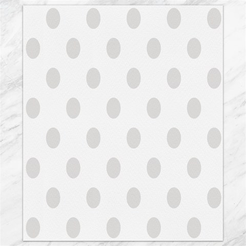 Polka Dots 8.15 x9.66  Canvas - 1