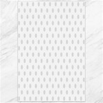 Polka Dots - Platinum Gray on White Canvas 24  x 36 