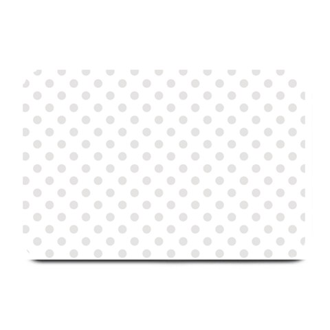 Polka Dots 18 x12  Plate Mat