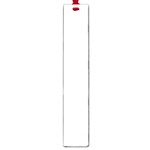 Polka Dots - Platinum Gray on White Large Book Mark