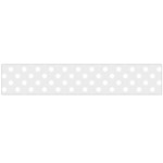 Polka Dots - White on Pale Gray Flano Scarf (Large)