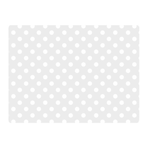Polka Dots 35 x27  Blanket Front
