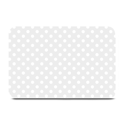Polka Dots 18 x12  Plate Mat