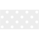 Polka Dots - White on Pale Gray YOU ARE INVITED 3D Greeting Card (8x4)