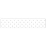 Polka Dots - Pale Gray on White Flano Scarf (Small)