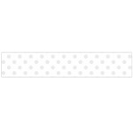 Polka Dots - Pale Gray on White Flano Scarf (Large)