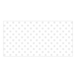 Polka Dots - Pale Gray on White Satin Shawl