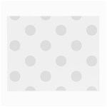 Polka Dots - Pale Gray on White Small Glasses Cloth