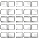 Polka Dots - Pale Gray on White 9mm Italian Charm (25 pack)