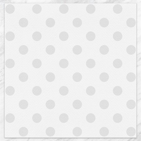 Polka Dots 11.4 x11.56  Canvas - 1