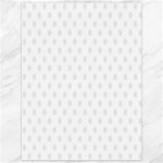 Polka Dots - Pale Gray on White Canvas 36  x 48 
