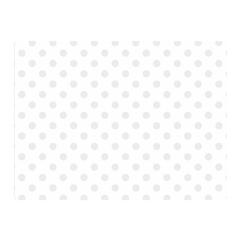 Polka Dots 35 x27  Blanket Front