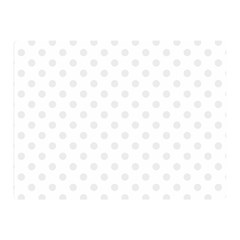 Polka Dots 35 x27  Blanket Back