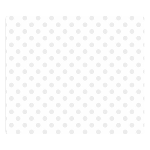 Polka Dots 50 x40  Blanket Front