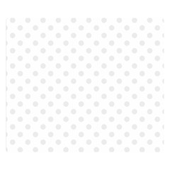 Polka Dots 50 x40  Blanket Back