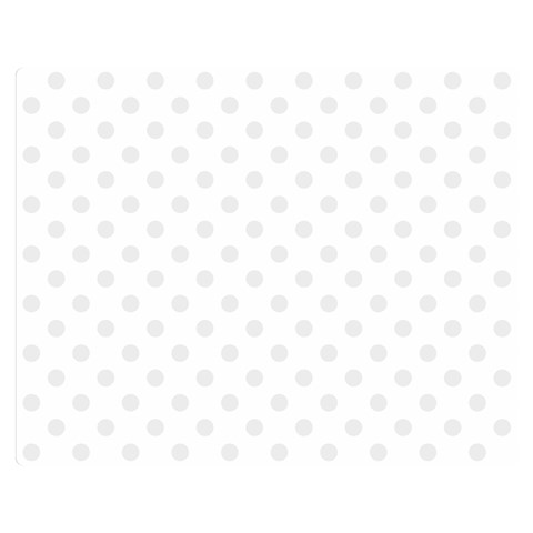 Polka Dots 60 x50  Blanket Back