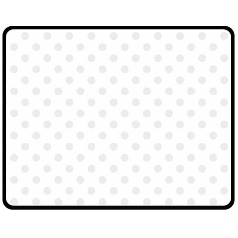 Polka Dots 60 x50  Blanket Front