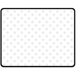 Polka Dots - Pale Gray on White Fleece Blanket (Medium) (One Side)