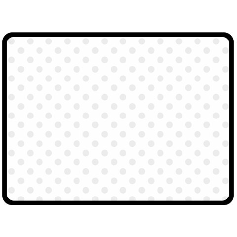 Polka Dots 80 x60  Blanket Back