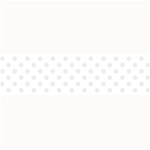 Polka Dots - Pale Gray on White Medium Bar Mat