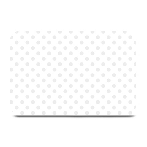 Polka Dots 18 x12  Plate Mat