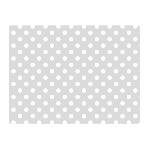 Polka Dots 35 x27  Blanket Back