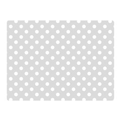 Polka Dots 35 x27  Blanket Back