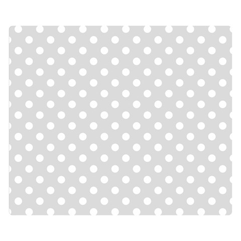 Polka Dots 50 x40  Blanket Back