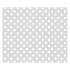 Polka Dots 50 x40  Blanket Back