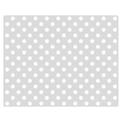 Polka Dots 60 x50  Blanket Front
