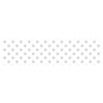 Polka Dots - Gainsboro Gray on White Satin Scarf (Oblong)