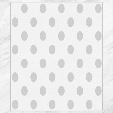 Polka Dots 8.15 x9.66  Canvas - 1