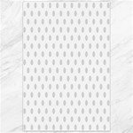 Polka Dots - Gainsboro Gray on White Canvas 24  x 36 