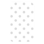 Polka Dots - Gainsboro Gray on White Memory Card Reader (Rectangular)