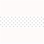 Polka Dots - Gainsboro Gray on White Medium Bar Mat
