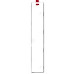 Polka Dots - Gainsboro Gray on White Large Book Mark