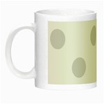 Polka Dots - Gainsboro Gray on White Night Luminous Mug