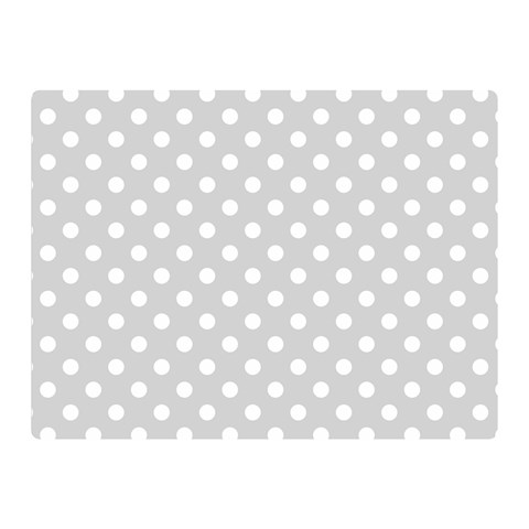 Polka Dots 35 x27  Blanket Front