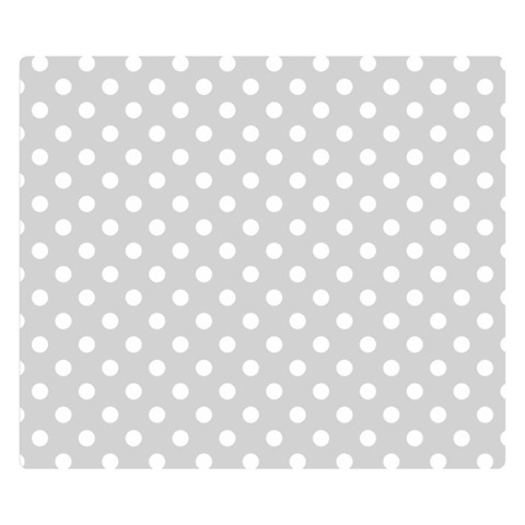 Polka Dots 50 x40  Blanket Back