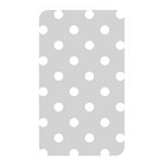 Polka Dots - White on Light Gray Memory Card Reader (Rectangular)