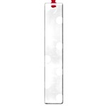 Polka Dots - White on Light Gray Large Book Mark