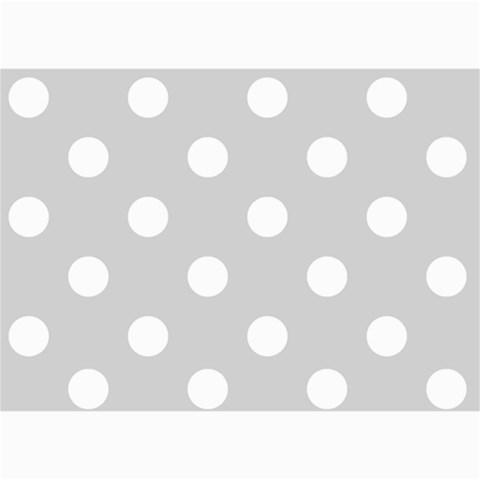Polka Dots 7 x5  Photo Card - 1
