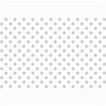 Polka Dots - Light Gray on White Collage 12  x 18 
