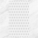 Polka Dots - Light Gray on White Canvas 40  x 72 
