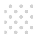 Polka Dots - Light Gray on White Greeting Card 4.5  x 6 