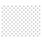 Polka Dots - Silver Gray on White Double Sided Flano Blanket (Medium)